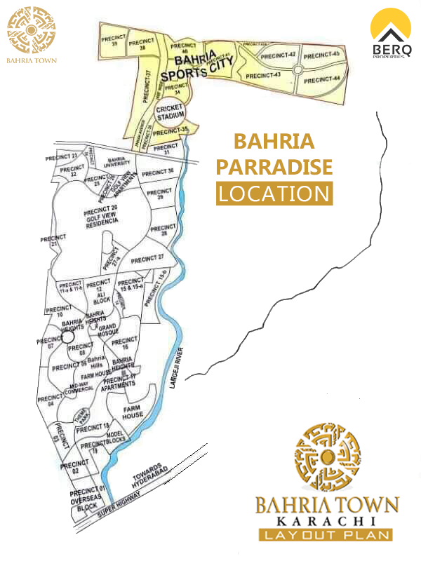 Bahria Paradise Map